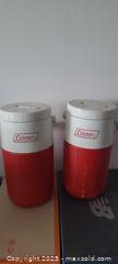 MaxSold Auction: Coleman Oversized White and Red Insulated Beverage Jug with Flip Spout - Toronto (Ontario, Canada) SELLER MANAGED Downsizing Online Auction - Wilson Avenue (CONDO)
