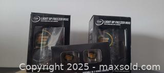 MaxSold Auction: Light-Up Steins Set and Shot glasses — Edmonton Elks/Esks - Toronto (Ontario, Canada) SELLER MANAGED Downsizing Online Auction - Wilson Avenue (CONDO)