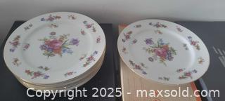 MaxSold Auction: Sango China Porcelain Dinner Plates, White with Gold Rim (9–10 in) - Toronto (Ontario, Canada) SELLER MANAGED Downsizing Online Auction - Wilson Avenue (CONDO)