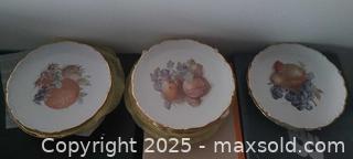 MaxSold Auction: Schumann Arzberg Porcelain Dessert Plates, Fruit Pattern — Lot of 12 - Toronto (Ontario, Canada) SELLER MANAGED Downsizing Online Auction - Wilson Avenue (CONDO)