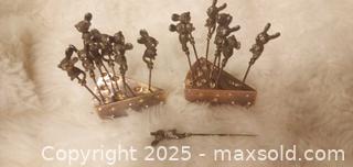 MaxSold Auction: 2 Avon silver mice cheese spikes - North Cowichan(Crofton) (British Columbia, Canada) SELLER MANAGED Downsizing Online Auction - Musgrave Street