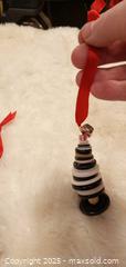 MaxSold Auction: 2 Homemade Black & white tree ornament  - North Cowichan(Crofton) (British Columbia, Canada) SELLER MANAGED Downsizing Online Auction - Musgrave Street