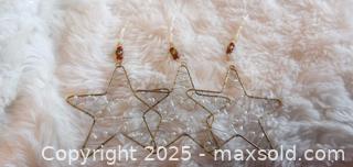 MaxSold Auction: 3 handcrafted star ornament  - North Cowichan(Crofton) (British Columbia, Canada) SELLER MANAGED Downsizing Online Auction - Musgrave Street