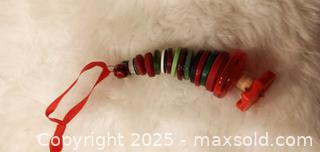 MaxSold Auction: 3 Homemade button Christmas trees ornament  - North Cowichan(Crofton) (British Columbia, Canada) SELLER MANAGED Downsizing Online Auction - Musgrave Street