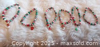 MaxSold Auction: 6 stretchy Christmas bracelets - North Cowichan(Crofton) (British Columbia, Canada) SELLER MANAGED Downsizing Online Auction - Musgrave Street