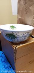 MaxSold Auction: Grape Ceramic bowl  - North Cowichan(Crofton) (British Columbia, Canada) SELLER MANAGED Downsizing Online Auction - Musgrave Street