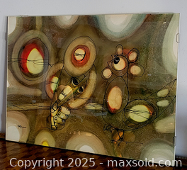 MaxSold Auction: Abstract Oil Painting  - Newmarket (Ontario, Canada) SELLER MANAGED Downsizing Online Auction - Amberlee Court