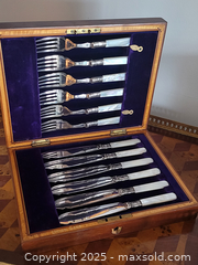 MaxSold Auction: Antique Silver-Plated Fish Set - Newmarket (Ontario, Canada) SELLER MANAGED Downsizing Online Auction - Amberlee Court