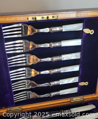 MaxSold Auction: Antique Silver-Plated Fish Set - Newmarket (Ontario, Canada) SELLER MANAGED Downsizing Online Auction - Amberlee Court