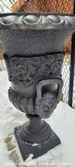 MaxSold Auction: Cast Iron Garden Urn (B) - Newmarket (Ontario, Canada) SELLER MANAGED Downsizing Online Auction - Amberlee Court