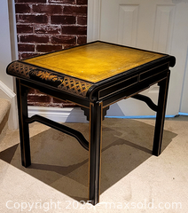 MaxSold Auction: Ebonized Chinoiserie Decorated Low Table (B) - Newmarket (Ontario, Canada) SELLER MANAGED Downsizing Online Auction - Amberlee Court