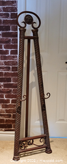 MaxSold Auction: Large Metal Easel (B) - Newmarket (Ontario, Canada) SELLER MANAGED Downsizing Online Auction - Amberlee Court