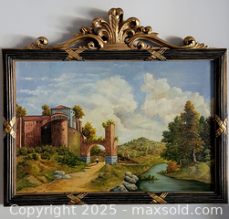 MaxSold Auction: Large Oil Painting  - Newmarket (Ontario, Canada) SELLER MANAGED Downsizing Online Auction - Amberlee Court