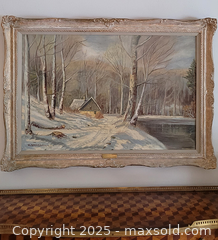 MaxSold Auction: Large Oil Painting  - Newmarket (Ontario, Canada) SELLER MANAGED Downsizing Online Auction - Amberlee Court