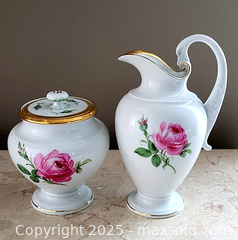 MaxSold Auction: Meissen Creamer &#38; Sugar Bowl - Newmarket (Ontario, Canada) SELLER MANAGED Downsizing Online Auction - Amberlee Court