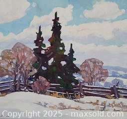 MaxSold Auction: Oil Painting  - Newmarket (Ontario, Canada) SELLER MANAGED Downsizing Online Auction - Amberlee Court