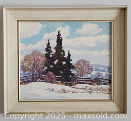 MaxSold Auction: Oil Painting  - Newmarket (Ontario, Canada) SELLER MANAGED Downsizing Online Auction - Amberlee Court