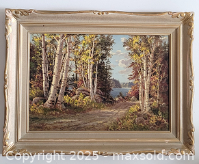 MaxSold Auction: Oil Painting  - Newmarket (Ontario, Canada) SELLER MANAGED Downsizing Online Auction - Amberlee Court