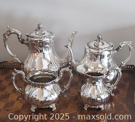 MaxSold Auction: Silver Plated Tea / Coffee Set - Newmarket (Ontario, Canada) SELLER MANAGED Downsizing Online Auction - Amberlee Court