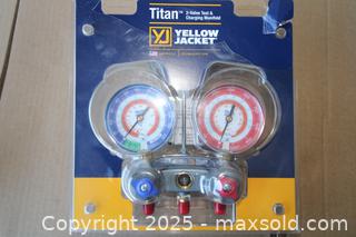 MaxSold Auction: A/C Manifold Gauge Set - Titan 2-Valve,  - Orlando (Florida, USA) SELLER MANAGED Downsizing Online Auction - Preserve Dr.
