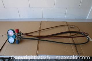MaxSold Auction: A/C Manifold Gauge Set With Hoses - Orlando (Florida, USA) SELLER MANAGED Downsizing Online Auction - Preserve Dr.