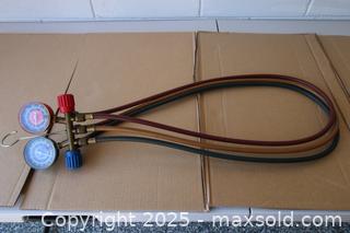 MaxSold Auction: Air Condition Manifold Gauge Set with Hoses - Orlando (Florida, USA) SELLER MANAGED Downsizing Online Auction - Preserve Dr.