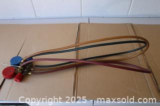 MaxSold Auction: Air Condition Manifold Gauge Set with Hoses - Orlando (Florida, USA) SELLER MANAGED Downsizing Online Auction - Preserve Dr.