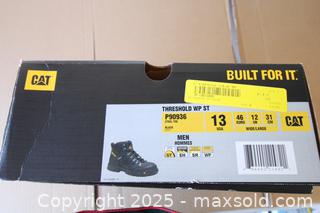 MaxSold Auction: Caterpillar Threshold WP ST Steel Toe Work Boots {New} - Orlando (Florida, USA) SELLER MANAGED Downsizing Online Auction - Preserve Dr.
