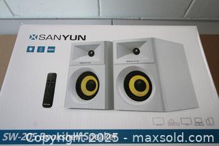 MaxSold Auction: Sanyun SW-205 Bookshelf Speaker Set - Orlando (Florida, USA) SELLER MANAGED Downsizing Online Auction - Preserve Dr.