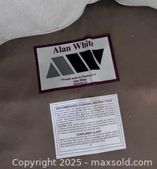 MaxSold Auction: Beige Sofa with Decorative Pillows - Suwanee (Georgia, USA) SELLER MANAGED Estate Sale Online Auction - Laurel Oak Drive