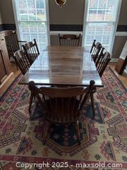 MaxSold Auction: Dining Room Table with 6 armless dining chairs and 2 arm chairs - Suwanee (Georgia, USA) SELLER MANAGED Estate Sale Online Auction - Laurel Oak Drive