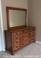 MaxSold Auction: Dresser/ Chest of Drawers with Mirror - Suwanee (Georgia, USA) SELLER MANAGED Estate Sale Online Auction - Laurel Oak Drive