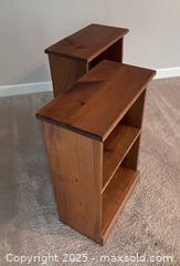 MaxSold Auction: Pair of small side tables/bookshelves  - Suwanee (Georgia, USA) SELLER MANAGED Estate Sale Online Auction - Laurel Oak Drive