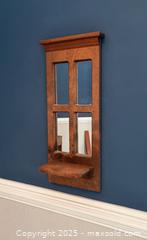 MaxSold Auction: Wall wooden mirror with shelf  - Suwanee (Georgia, USA) SELLER MANAGED Estate Sale Online Auction - Laurel Oak Drive