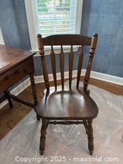 MaxSold Auction: Wood Desk with Armless Chair - Suwanee (Georgia, USA) SELLER MANAGED Estate Sale Online Auction - Laurel Oak Drive