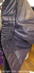 MaxSold Auction: Leather Western Varcity Jacket (aubergine) - Vancouver (British Columbia, Canada) PARTNER MANAGED Commercial Liquidation Online Auction - East Hastings