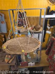 MaxSold Auction: Metal Shelf, Vest Wind Chimes, Martini Glasses, Candles, Incense, Hanging Crafted Basket &#38; Decor - Vancouver (British Columbia, Canada) PARTNER MANAGED Commercial Liquidation Online Auction - East Hastings