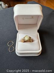 MaxSold Auction: 14k Ring and Hoops  - Hamilton (Ontario, Canada) PARTNER MANAGED Downsizing Online Auction - Critzia Drive