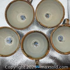 MaxSold Auction: Set of 5 Vintage Tonalá-Style Mexican Pottery Cups – Hand-Painted Birds &#38; Florals – Signed - Delta (British Columbia, Canada) SELLER MANAGED Downsizing Online Auction -  Garrett Drive