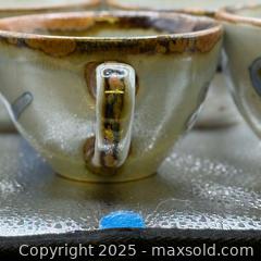 MaxSold Auction: Set of 5 Vintage Tonalá-Style Mexican Pottery Cups – Hand-Painted Birds &#38; Florals – Signed - Delta (British Columbia, Canada) SELLER MANAGED Downsizing Online Auction -  Garrett Drive