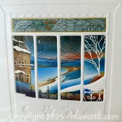 MaxSold Auction: Signed & Numbered Limited Edition “Au Fils des Heures” Art Print by Georges G. — Framed  - Delta (British Columbia, Canada) SELLER MANAGED Downsizing Online Auction -  Garrett Drive