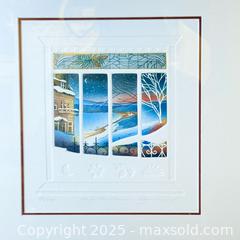 MaxSold Auction: Signed & Numbered Limited Edition “Au Fils des Heures” Art Print by Georges G. — Framed  - Delta (British Columbia, Canada) SELLER MANAGED Downsizing Online Auction -  Garrett Drive