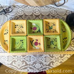 MaxSold Auction: Signed Portugal Canister – hand-painted cottage scene, numbered; collectible and giftable. - Delta (British Columbia, Canada) SELLER MANAGED Downsizing Online Auction -  Garrett Drive