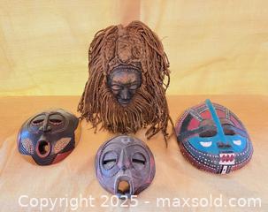 MaxSold Auction: African Masks - Douglas (Massachusetts, USA) PARTNER MANAGED Estate Sale Online Auction - Southwest Main Street