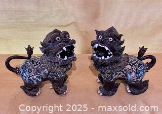 MaxSold Auction: Ceramic Foo Lions - Douglas (Massachusetts, USA) PARTNER MANAGED Estate Sale Online Auction - Southwest Main Street