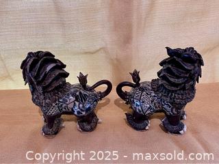 MaxSold Auction: Ceramic Foo Lions - Douglas (Massachusetts, USA) PARTNER MANAGED Estate Sale Online Auction - Southwest Main Street