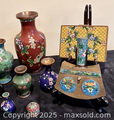 MaxSold Auction: Cloisonne, Enamelware, Etc.  - Douglas (Massachusetts, USA) PARTNER MANAGED Estate Sale Online Auction - Southwest Main Street