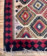 MaxSold Auction: Colorful Kilim Area Rug - Douglas (Massachusetts, USA) PARTNER MANAGED Estate Sale Online Auction - Southwest Main Street