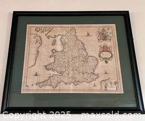 MaxSold Auction: Dutch Map of England - Douglas (Massachusetts, USA) PARTNER MANAGED Estate Sale Online Auction - Southwest Main Street