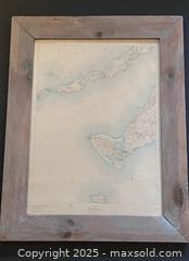 MaxSold Auction: Framed Gay Head MV Topographical Map - Douglas (Massachusetts, USA) PARTNER MANAGED Estate Sale Online Auction - Southwest Main Street